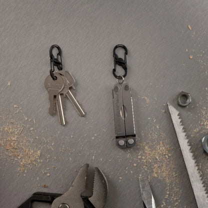 S-BINER MICRO LOCK (SS) - 5N OF MICROLOCK - ASSORTED / Stainless Steel