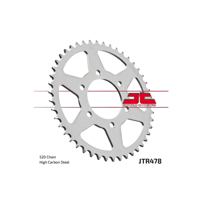 Sprockets Rear (478 - 43) - JT
