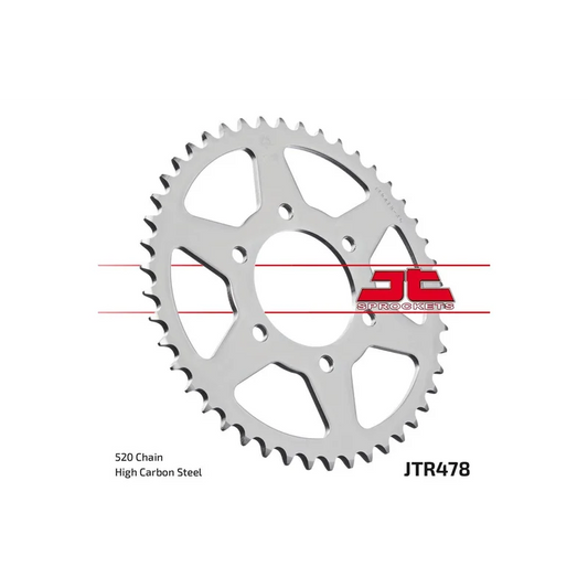 Sprockets Rear (478 - 43) - JT