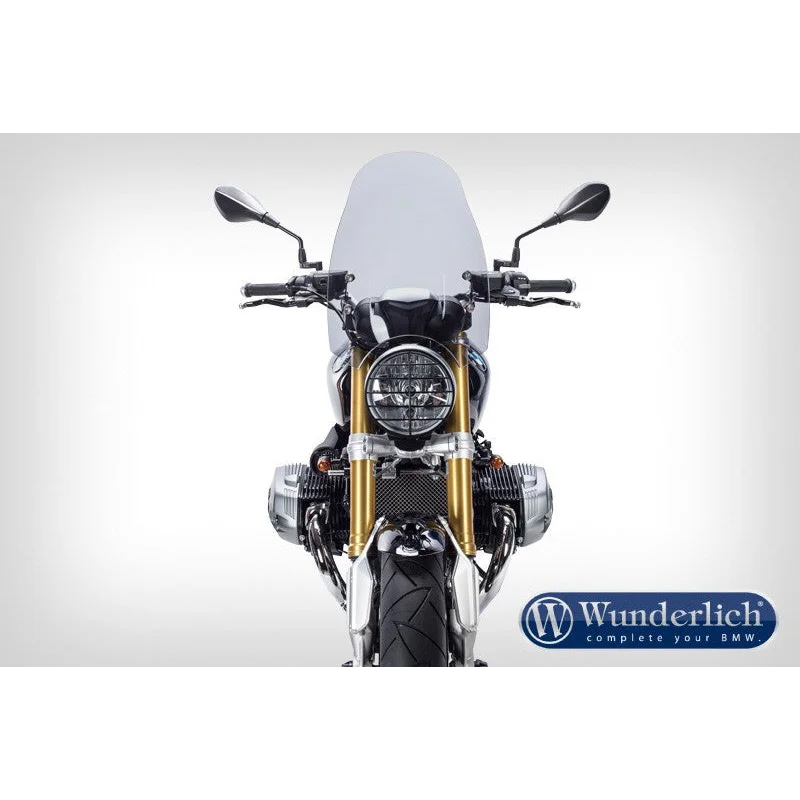 BMW R NineT Screens - Roadster Touring Screen (H:420mm) - Smoked Grey / All R9T ( Except Standard / Classic)