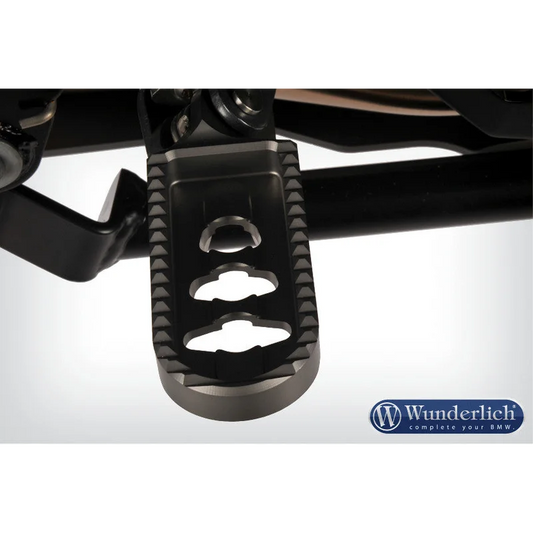 BMW GS Ergonomics - Footpegs (25mm Lowered) - Titanium