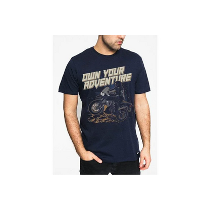 Adventure T-Shirts printed -BLUE - XL (Chest 117 Cm) / Blue