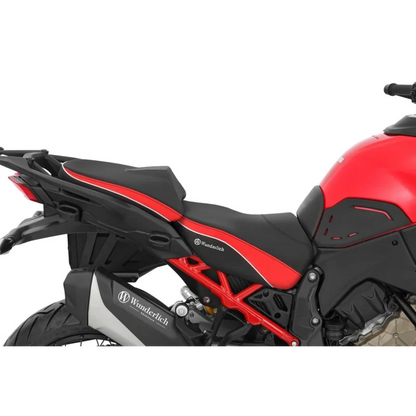DUCATI Multistrada V4 Ergonomics -"Active Comfort" Passenger Seat - Black-Red