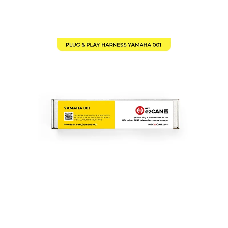 HEX ezCAN PURE Optional Plug & Play Harness - YAMAHA