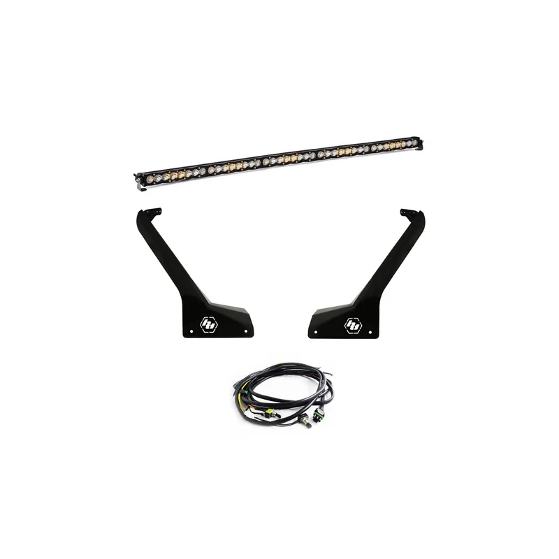 JEEP WRANGLER ROOF MOUNT LIGHT KIT - S8 50 INCH - Clear / Toggle