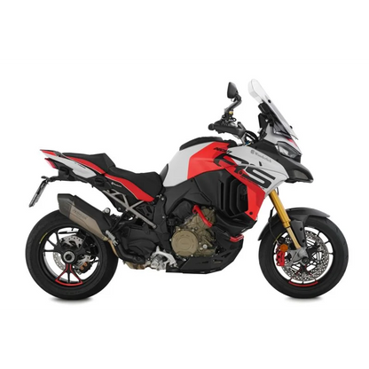 DUCATI Multistrada V4 Ergonomics -"Active Comfort" (Heating) Passenger Seat - Red-Black