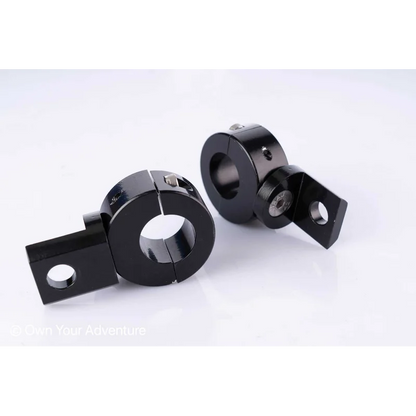 Clamps AUX Lights  - Round Bars - 7/8" , 1", 1.1/8" or 1.1/4" (Upto 900g per mount) / Chromed
