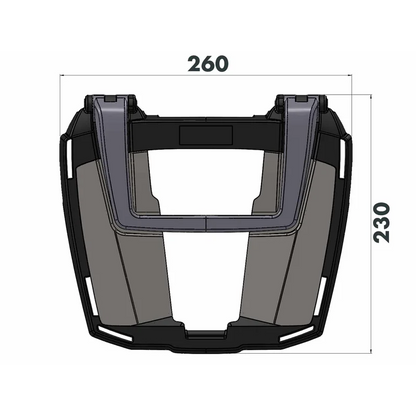 DUCATI SCRAMBLER 1100 DARK PRO/SPORT PRO Topcase carrier - Easy Rack