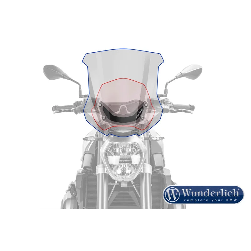 BMW R1200R Screens - Touring - Clear
