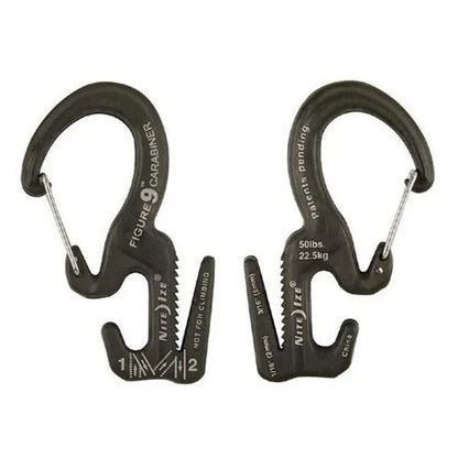 CARABINER ROPE TIGHTENER - FIGURE 9 (BG) - Aluminum