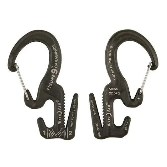 CARABINER ROPE TIGHTENER - FIGURE 9 (BG) - Aluminum
