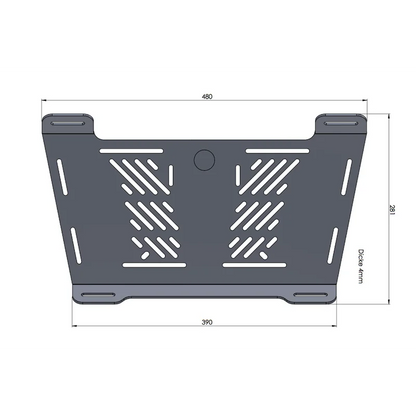 BMW F750/F850 GS Carrier - Rear Rack Enlargement