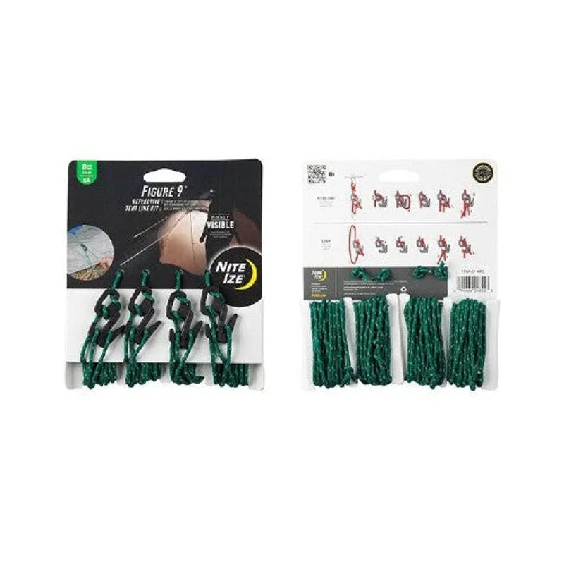 CARABINER ROPE TIGHTENER - FIGURE 9 (SM) + ROPE - Plastic