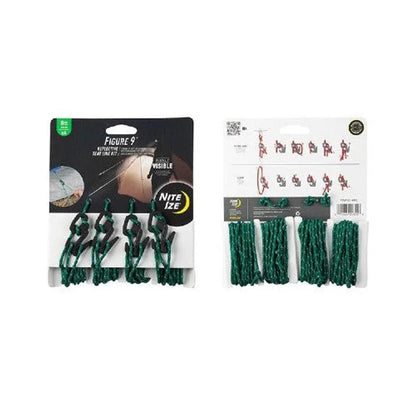 CARABINER ROPE TIGHTENER - FIGURE 9 (SM) + ROPE - Plastic