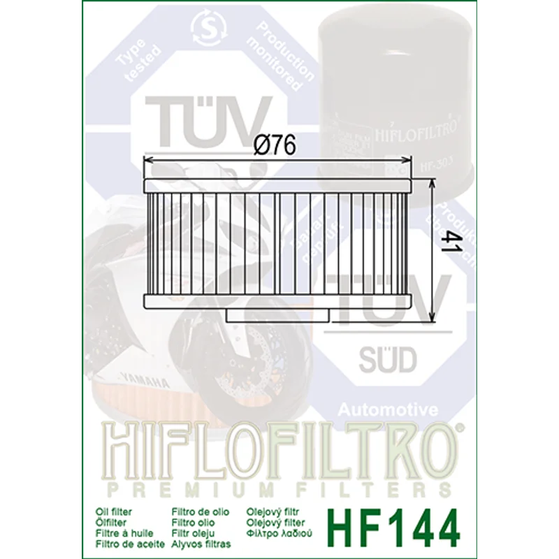 Oil Filter 144 - Hiflo