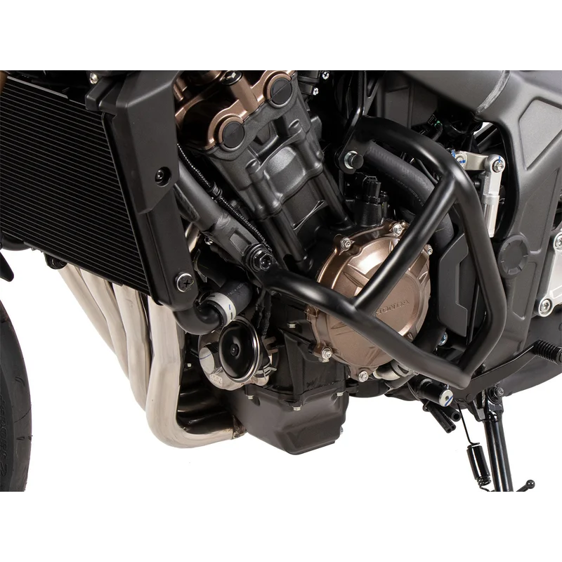 Honda CB 650 R / E-CLUTCH Protection - Engine Bar "SOLID" - Black
