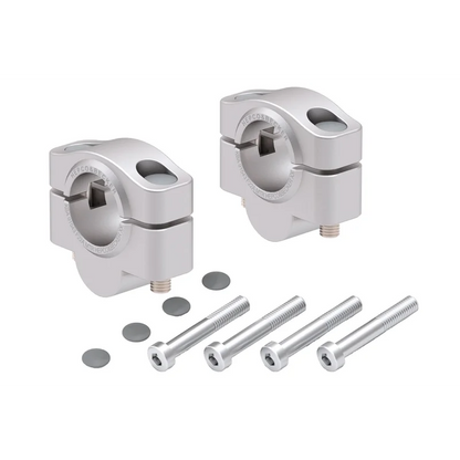 HANDLEBAR RISER - 20MM UP (4230-F22AS) - Silver
