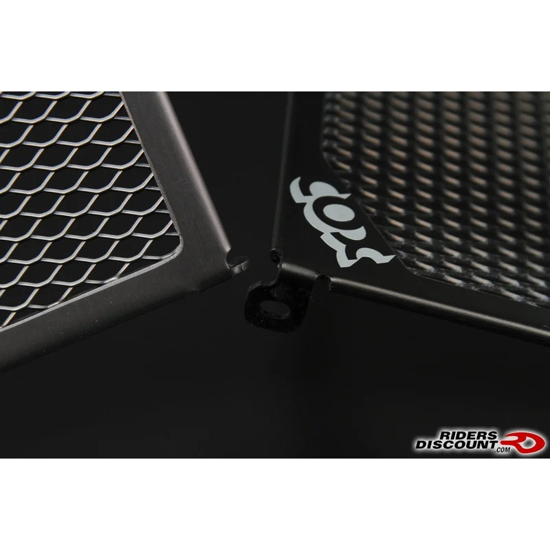 Kawasaki Er6n/6f Protection - Radiator Guard - Titanium
