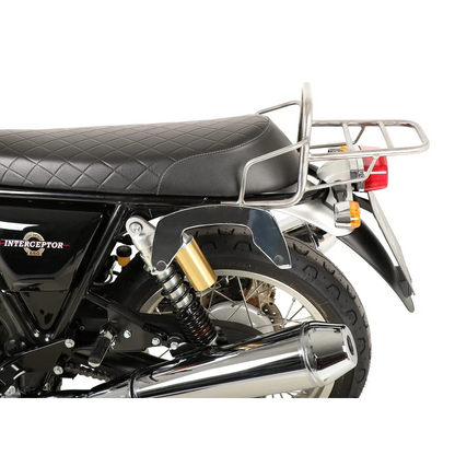 Royal Enfield Interceptor Carrier Sidecases - C-Bow - Chrome