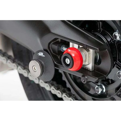 Suzuki Hayabusa Protection - Axle Sliders - Front / Black