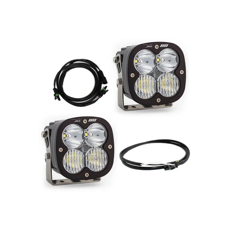 JEEP WRANGLER OE STEEL BUMPER LIGHT KIT - XL80 - Clear / Upfitter
