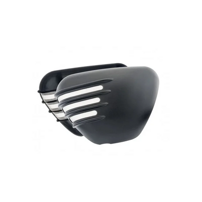 Triumph Bonneville - Side Panels (Ribbed) - Matte Black