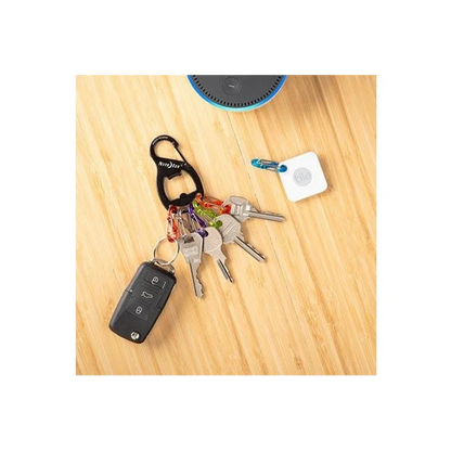 KEYRACK BOTTLE OPENER S-BINERS (PLASTIC) - Black / Stainless Steel