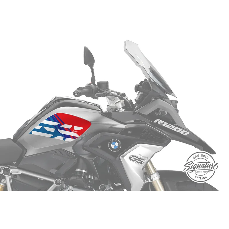 BMW R 1250 GS -Sport Style - Anniversary Decorative Decal - Grey-Black