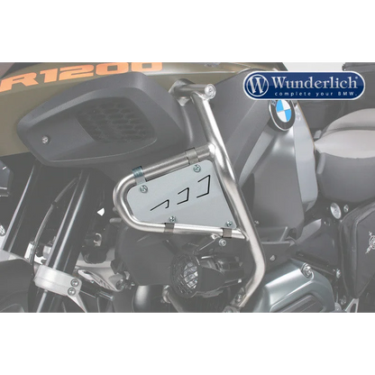 BMW R1200GSA Protection - Rock Guard Set for Tank Guard (OEM) - Silver