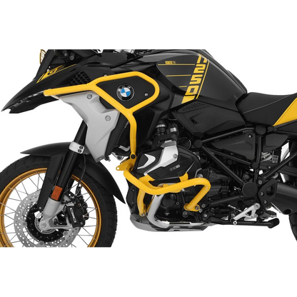 BMW R 1250 GS Protection - Engine Crash Bars "Edition 40 Years GS" - Yellow / Steel