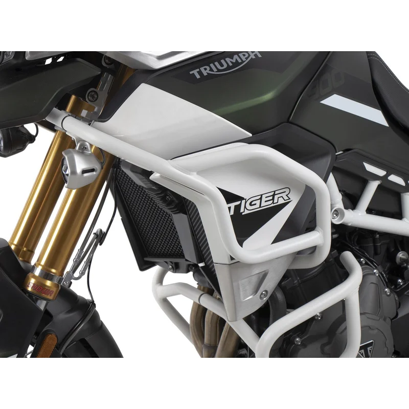 Triumph Tiger 850 & 900 Protection - Guard Tank - Steel - White