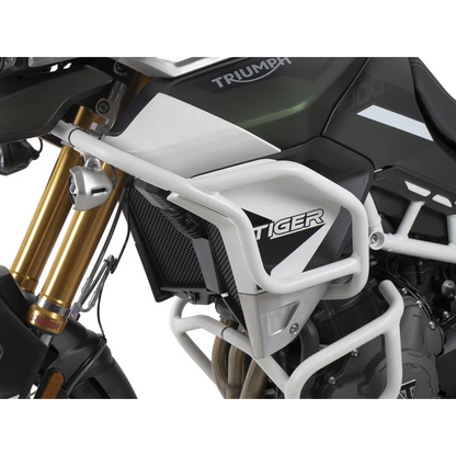 Triumph Tiger 850 & 900 Protection - Guard Tank - Steel - White