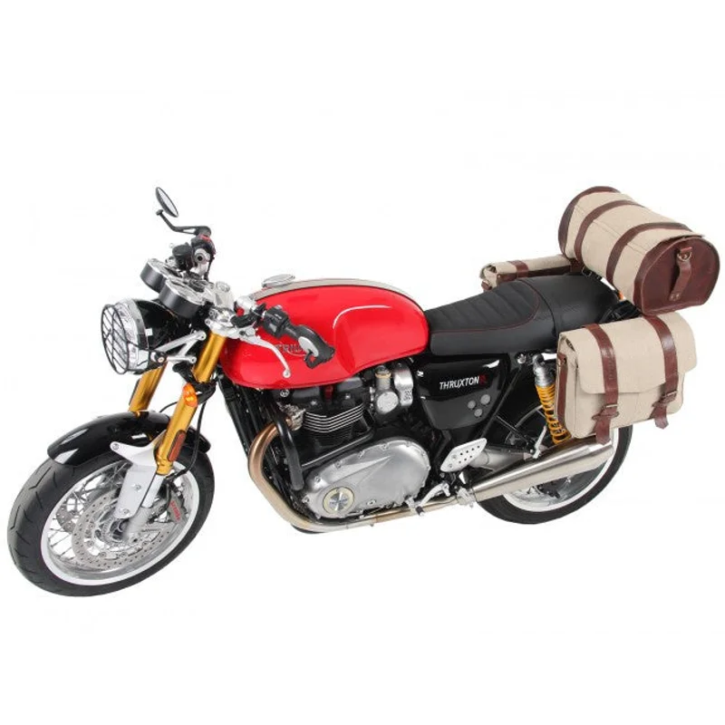Triumph Thruxton 1200 Sidecases Carrier - C-Bow - Chrome