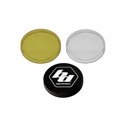 Light Covers - SQUADRON - Clear / Round / 2N  (1 PAIR)