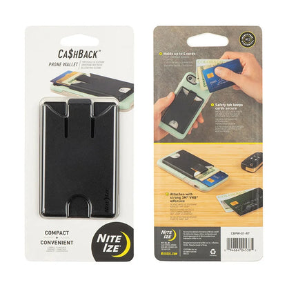 PHONE WALLET - MONEY CLIP - Black