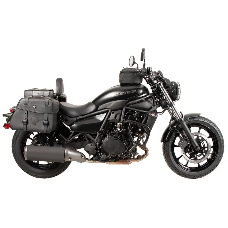 KAWASAKI ELIMINATOR 500 Carrier - Solo Rear Rack & Backrest - Solo Rack With Backrest