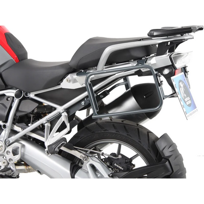 BMW R Series GS Carrier Sidecases - Hepco Becker - Black / Quick Release (Lock It)