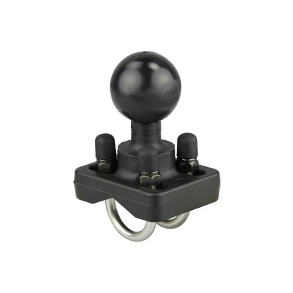 RAM® Double U-Bolt Ball Base for .75" - 1" Rails - 3.17cm - 3.81cm (Diameter)