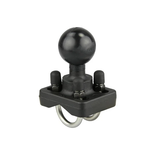 RAM® Double U-Bolt Ball Base for .75" - 1" Rails - 3.17cm - 3.81cm (Diameter)