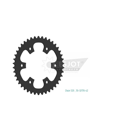 Sprockets Rear (32178-42T) - Esjot