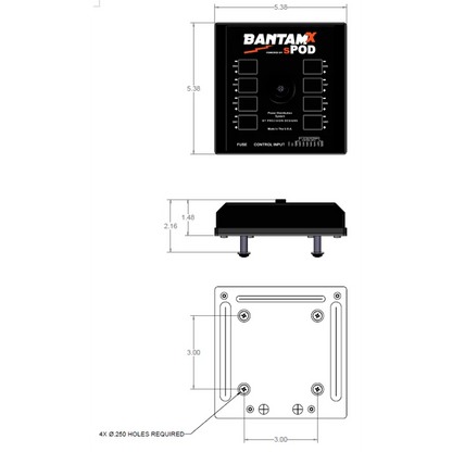 BantamX Touchscreen - sPOD - 91.44cm(36in)