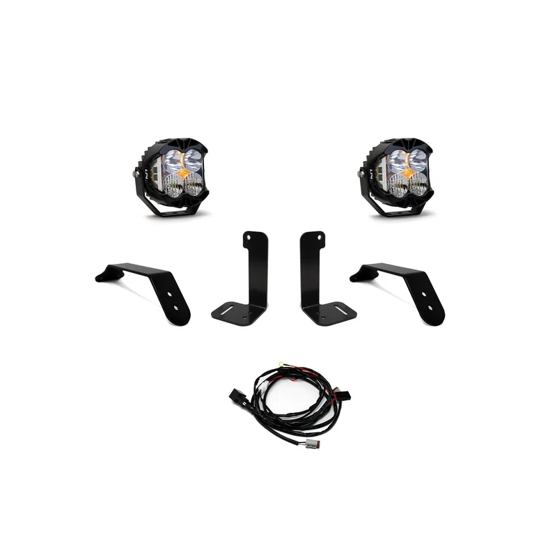 JEEP WRANGLER OE PLASTIC BUMPER LIGHT KIT - LP4 PRO - Clear / Toggle