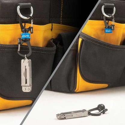 Key holder with Sildelock + 360 Magnetic Locking - Blue