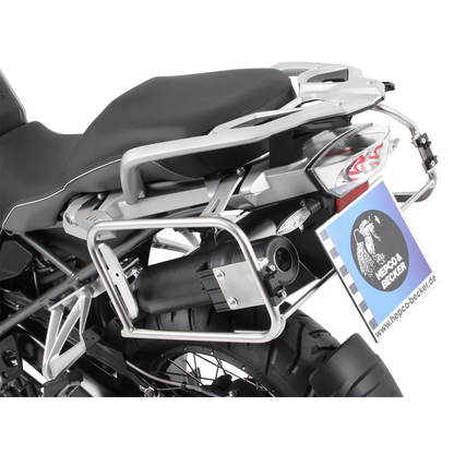 BMW R Series GS Carrier Sidecases - Hepco Becker - Black / Quick Release (Lock It)