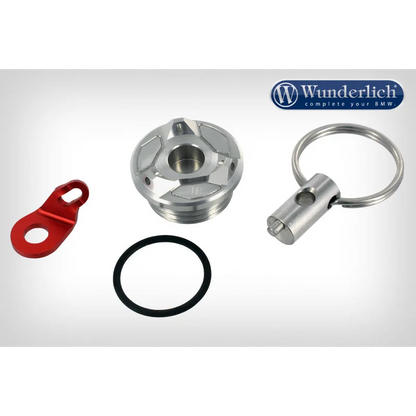 BMW Motorrad Ergonomics - Oil Filler Plug (with key) - Silver