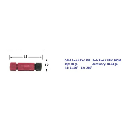 Posi Tap® Connector (0.75 sqmm) - 0.75 sq.mm (18ga) / Straight
