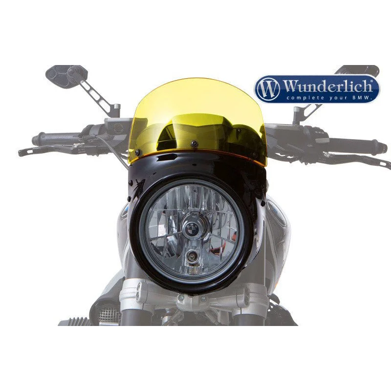 BMW R NineT Screens - Vintage Screen (H:120mm) - Smoked Grey