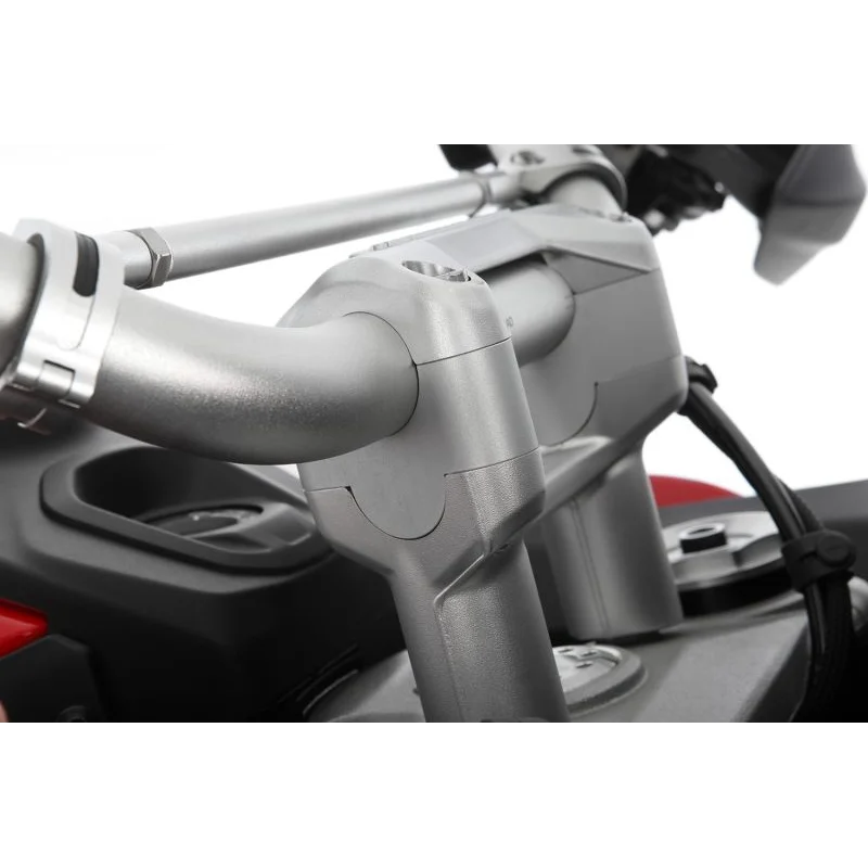 DUCATI Multistrada V4 Ergonomics - Risers 25mm - Black