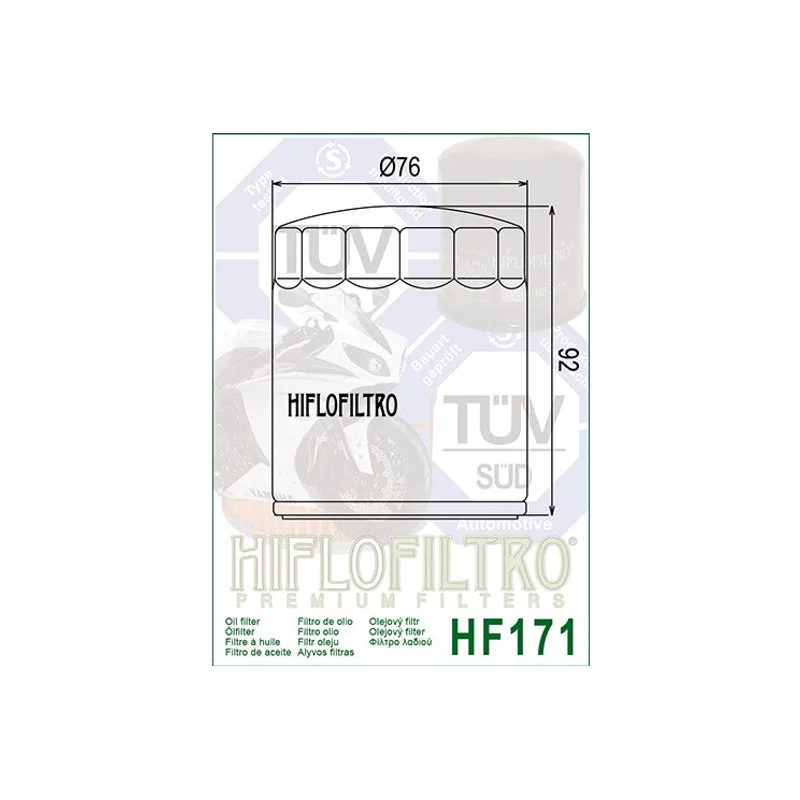 Oil Filter 171 - Hiflo (Chrome) - Chrome