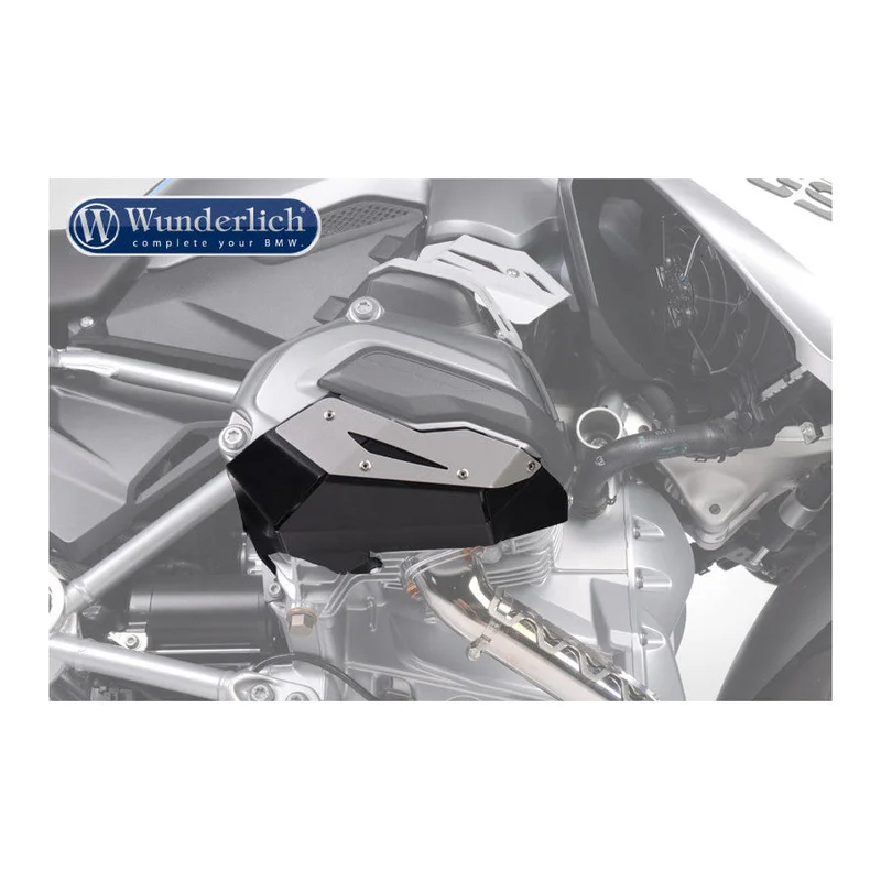 BMW R Series Protection - Valve Cover & Cylinder (Dakar) - Black